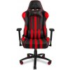 Yenkee Herné kreslo YGC 100RD Sabotage, čierno-červené, polohovateľné – poškodený obal
