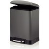 KELA Odpadkový koš DAVINO 6 l antracit KL-22976