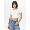 PitBull West Coast - dámské triko CROPPED bílé XL