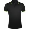 SOĽS Pasadena Pánske polo triko SL00577 Black / Lime M
