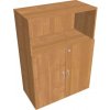 OFFICE PRO s.r.o. HOBIS kancelárska policová skriňa - DZ 3 80 02, zámok Huwill, jelša