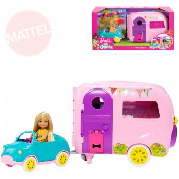 Mattel Barbie růžový kabriolet