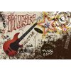 DIMEX fototapeta Červená gitara MS-5-0324 - 375 x 250 cm (150g VLIES - LEPIDLO ZADARMO)