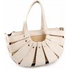 Letná kabelka so slamovou štruktúrou 35x20 cm - Off White