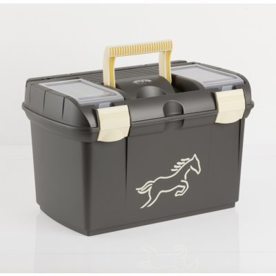 USG Pevný box na čištění metallic black beige s koníkem