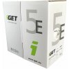 Inštalačný kábel iGET CAT5E UTP PVC Eca 305m/box, drôt, s triedou reakcie na oheň Eca 84005010