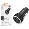 Nabíjačka do auta Aligator, 2xUSB 2,4A, originálna čierna