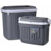 TURISTICKÉ CHLADNIČKY SIVÉ SADA 8L 36 x 28 CM a 32L 48 x 41 CM NA CESTOVANIE