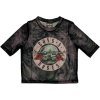 Tielko Guns N’ Roses - Pink Tint Bullet Logo, Žena,Čierna,S