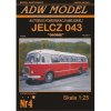 Papierový model - Autobus Jelcz 043 MPK / Škoda RTO MHD