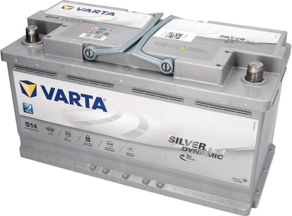 Varta Silver Dynamic AGM 12V 95Ah 850A 595 901 085 od 196,6 € - Heureka.sk