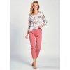 TARO Dámske pyžamo Louisa3247 zz41-biela M
