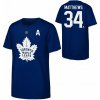 Outerstuff Dětské tričko Auston Matthews Toronto Maple Leafs NHL Flat N&N Ctn Tee Veľkosť: Detské M (9 - 11 rokov)