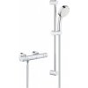 Grohe Grohtherm 800 Cosmopolitan sprchový set s termostatom na stenu, 2 prúdy, tyč 62cm, chróm, 34768000