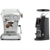 Ascaso Dream PID, leštený hliník + Eureka Atom W 65 Casa, black