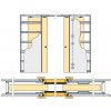 ECLISSE LUCE dvojkrídlové 1450x1970 mm, sadrokartón