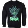 mikina bez kapucňa ROCK OFF Slipknot Green Demon Čierna XL