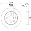 Brzdový kotúč HELLA PAGID 8DD 355 106-091