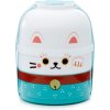 Dvojposchodová krabička na jedlo s mačkou Maneki Neko