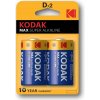 Kodak Alkaline Max D 2ks 887930952841