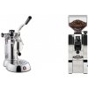 La Pavoni Stradivari Professional Lusso + Eureka Mignon XL, CR chrome