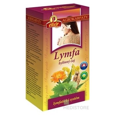 AGROKARPATY elixír BIO Lymfa bylinný čaj v nálevových vreckách 20x2 g