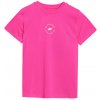 4F JUNIOR-TSHIRT FNK F1185-55N-HOT PINK NEON Ružová 134/140