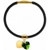Swarovski e. čierny náramok so srdiečkami, Heartsync seb6031