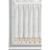 VIANOČNÁ VITRÁŽKOVÁ ZÁCLONA 2 ZLATÁ 90X150CM TUNEL