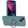 Kryt Forcell SILICONE RING Case iPhone 12 Pro Max zelený