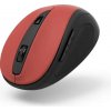 HAMA 173028 BEZDROTOVA OPTICKA MYS MW-400 V2, ERGONOMICKA, CERVENA/CIERNA