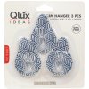 QLUX Plastové samolepiace háčiky 3ks