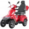 Gelis Elektrický čtyřkolový vozík CROSS PROFI HIGH Quad Barva: Červená