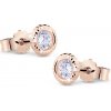 Cutie Jewellery Zlaté náušnice pecky se zirkony Z5024R