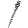 Hroty na šípky TARGET Titanium steel, kovové, vrúbkované, 30 mm, závit 2BA