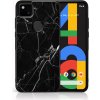 VSETKONAMOBIL 38975 MY ART Silikónový kryt Google Pixel 4a BLACK MARBLE (142)