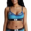 Dámska športová podprsenka Calvin Klein QF7218E modrá