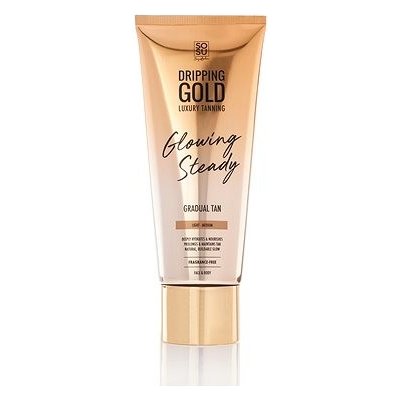 Sosu by Suzanne Jackson samoopalovací krém Light/Medium Dripping Gold Glowing Steady (Gradual Tan) 200 ml