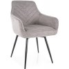 Textilomanie Jedálenská stolička SERVIO BREGO sivá