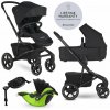 EASYWALKER Kočík kombinovaný Jimmey 2v1 Pepper Black LITE RWS + KIDDY Evoluna i-size 2 + základňa