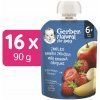 GERBER Natural kapsička jablko, banán a jahoda 16× 90 g
