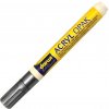ACRYL akrylová univerzálna fixka hrubá 2mm / 6 ml - Strieborná (Akrylová fixka Darwi)