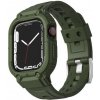 AppleKing odolné Armor puzdro s remienkom pre Apple Watch 45mm / 44mm / 42mm - olivové - možnosť vrátiť tovar ZADARMO do 30tich dní