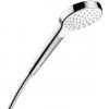 Hansgrohe Croma Select S - Ručná sprcha 110, EcoSmart 9 l/min, biela/chróm 26805400
