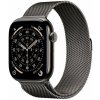 Apple Watch Series 11 Cellular 42 mm Bridlicový sivý titán s bridlicovo sivým milánskym ťahom MF8U4WF/A