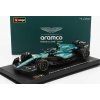 BURAGO BURAGO ASTON MARTIN F1 AMR23 TEAM ARAMCO COGNIZANT N 14 SEASON 2023 FERNANDO ALONSO - WITH PILOT AND SHOWCASE - GREEN 1/43