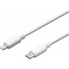 Mobilnet KAB-0199-TYP-LIGHT dátový USB-C/Lightning, 2A, 1m, bílý
