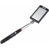 TOOLCRAFT inšpekčné zrkadielko s osvetlením, vysúvací Veľkosť zrkadla: (š x v) 50 mm x 80 mm; TO-10157769