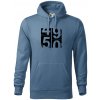 Tachometer 50 - Mikina pánska Cape s kapucňou - 3XL ( Denim )
