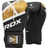 RDX Boxerské rukavice F7 Ego - čierna/zlatá